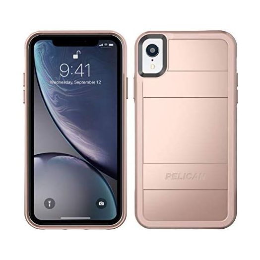 Pelican Protector iPhone XR Case (Metallic Rose Gold)