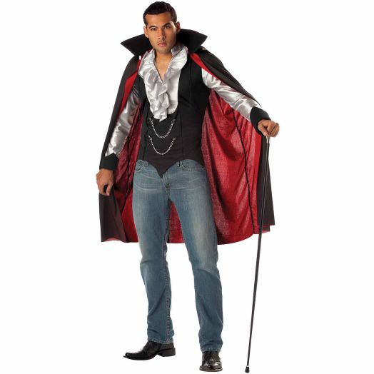 Cool Vampire Men's Halloween Fancy-Dress Costume for Adult, M