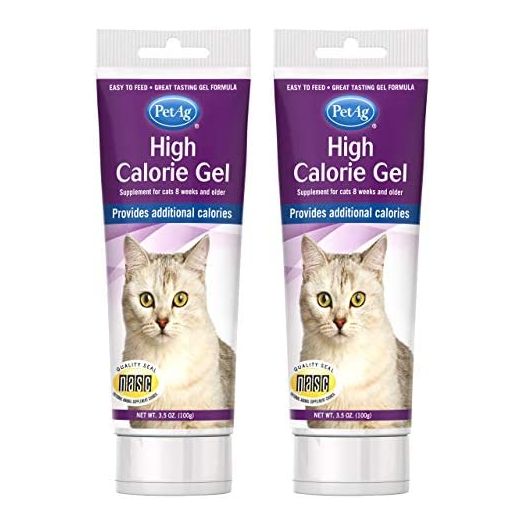 PetAg High Calorie Gel Supplement for Cats - Keep Cats at Optimal Performance Levels - 3.5 oz - 2 Pack