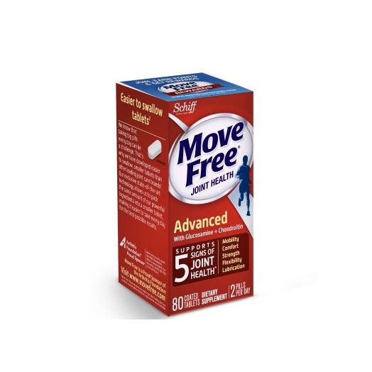 Move Free Advanced, 80 tablets - Joint Health Supplement with Glucosamine and Chondroitin