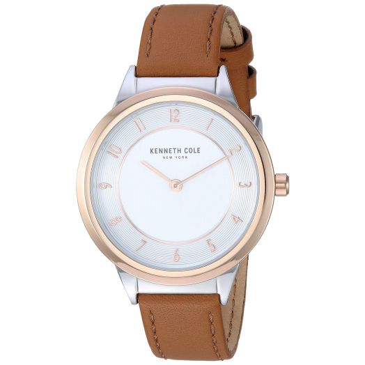 Kenneth Cole New York Women's KC50795002 Analog Display Quartz Brown Watch