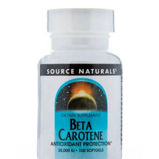 Source Naturals Beta Carotene 25000 IU - 100 Softgels
