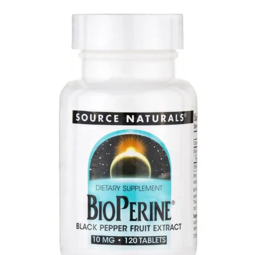 Source Naturals BioPerine 10 mg - 120 Tablets