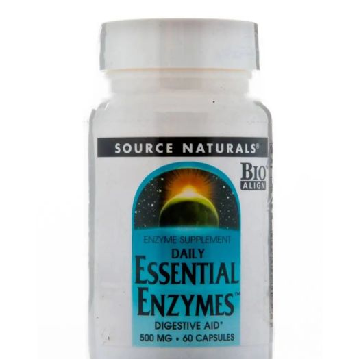 Source Naturals Essential Enzymes 500 mg - 60 Capsules