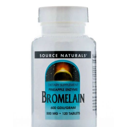 Source Naturals Bromelain 500 mg 600 GDU - 120 Tablets