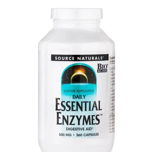 Source Naturals Daily Essential Enzymes 500 mg - 360 Capsules