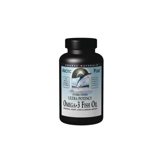Source Naturals Arctic Pure Enteric Coated Ultra Potency Omega-3 Softgels, 60 Ct