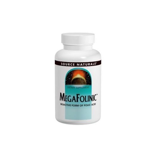 Source Naturals MegaFolinic? Bioavailable Folic Acid 800mcg, 120 tablet