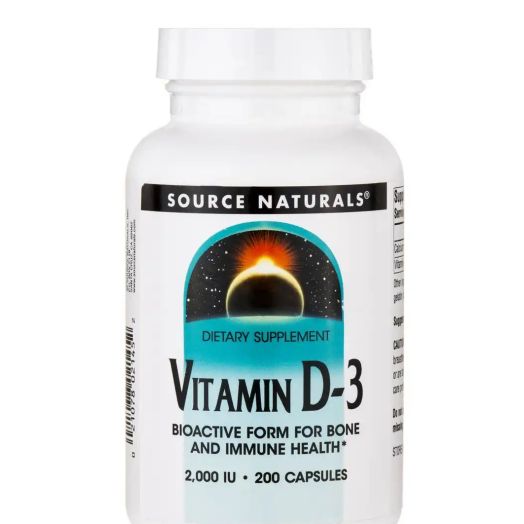 Source Naturals Vitamin D-3 2000 IU - 200 Capsules
