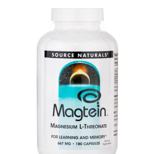 Source Naturals Magtein 667 mg - 180 Capsules