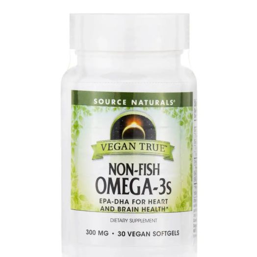 Source Naturals Vegan True Non-Fish Omega-3s - 30 Vegan Softgels