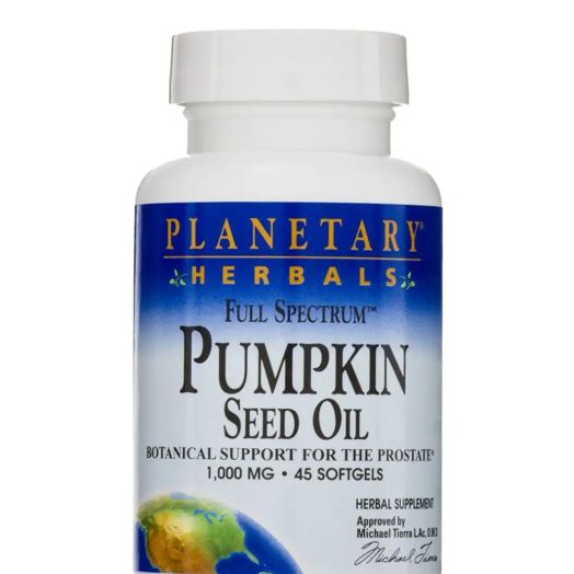 Planetary Herbals Full Spectrum Pumpkin Seed Oil 1000 mg - 45 Softgels