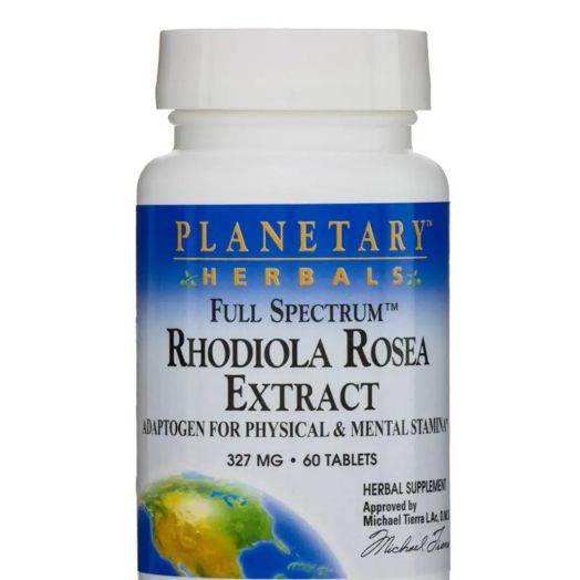 Planetary Herbals Full Spectrum Rhodiola Rosea 327 mg - 60 Tablets