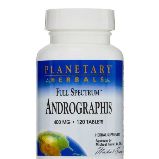 Planetary Herbals Full Spectrum Andrographis 400 mg - 120 Tablets