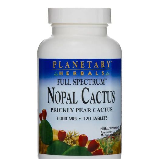 Planetary Herbals Full Spectrum Nopal Cactus 1000 mg - 120 Tablets