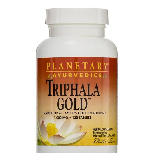 Planetary Ayurvedics Triphala Gold 1000 mg - 120 Tablets