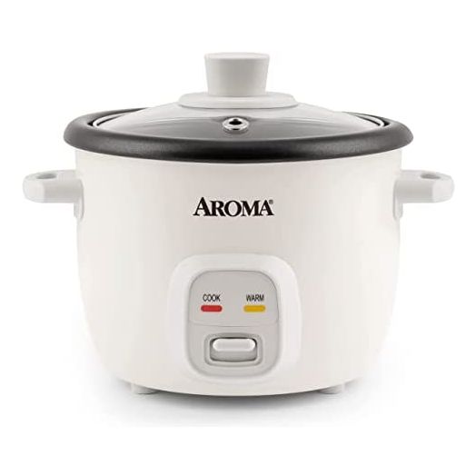 Aroma Housewares 4-Cups (Cooked) / 1Qt. Rice & Grain Cooker (ARC-302NG), White