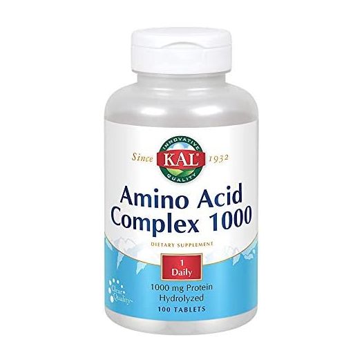 KAL Amino Acid Complex Tablets, 1000 mg, 100 Count