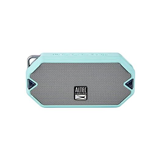 Altec Lansing - HydraMini Wireless Bluetooth Speaker, IP67 Waterproof USB C Rechargeable Battery with 6 Hours Playtime, Compact, Shockproof, Snowproof, Everything Proof (Mint Green)