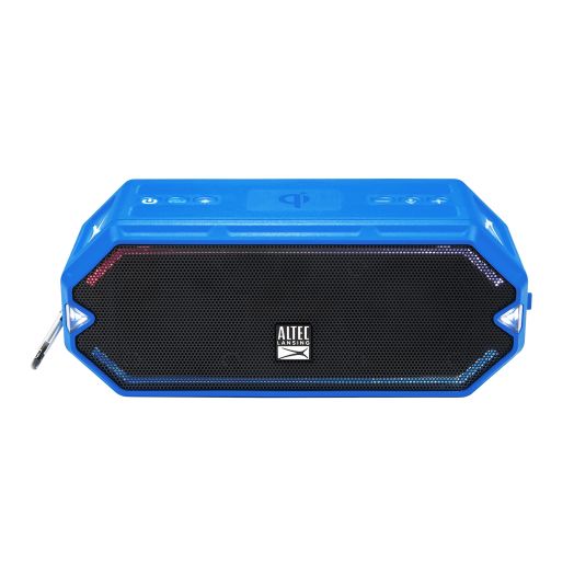 Altec Lansing - HydraBlast Wireless Portable Bluetooth Speaker, IP67 Waterproof for Parties, USB C Rechargeable Outdoor Speakers with Built in Phone Charger and LED Lights, 20 Hour Playtime
