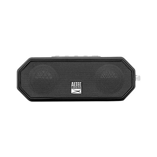 Altec Lansing Jacket H2O 4 - Waterproof Bluetooth Speaker, Durable & Portable Speaker with Voice Assistant, 10 Hour Battery Life & 100 Foot Range, Black