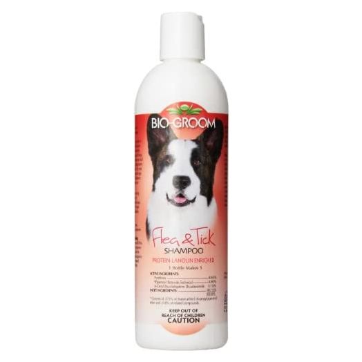 Bio-groom Flea & Tick Protein-Lanolin Enriched Dog/Cat Conditioning Shampoo, Available in 5 Sizes