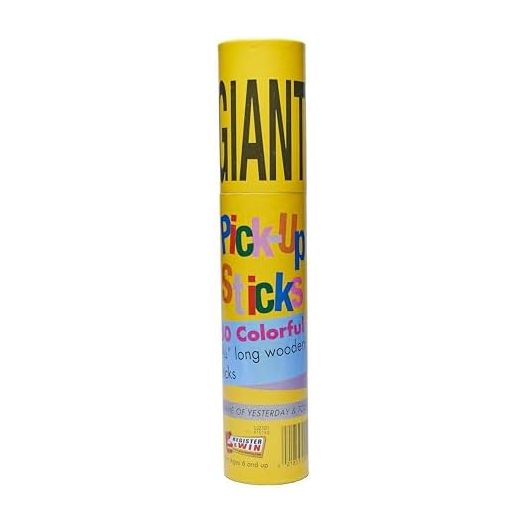 Pressman Giant Pick Up Sticks - Classic Game from Yesterday That's Fun Today , Yellow , One Size Fits All