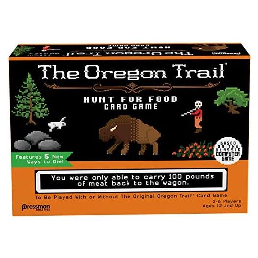 Pressman The Oregon Trail: Hunt for Food Card Game, Based On The Classic Computer Game