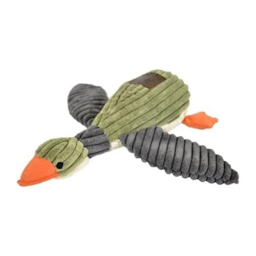 Tall Tails Squeaker Duck Sage 12" Dog Toy