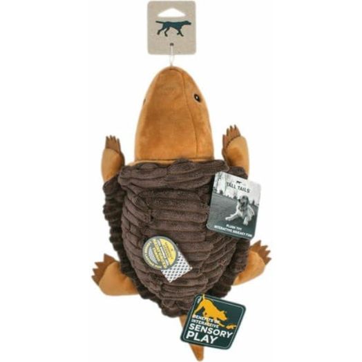 Tall Tails Plush Crunch Turtle Dog Toy