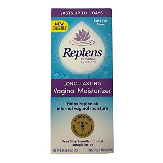 Replens Long-Lasting Vaginal Moisturizer - 8 ct, Pack of 3