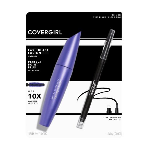 COVERGIRL Lash Blast Fusion Mascara & Perfect Point Plus Eye Pencil Value Pack