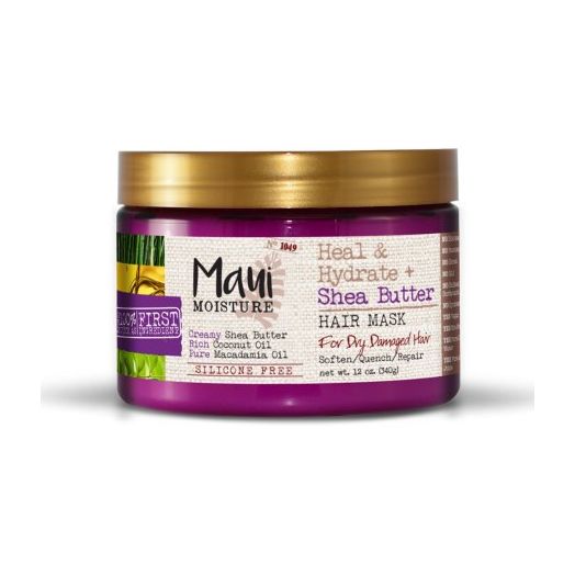 Maui Moisture Heal & Hydrate + Shea Butter Hair Mask, 12 FL OZ