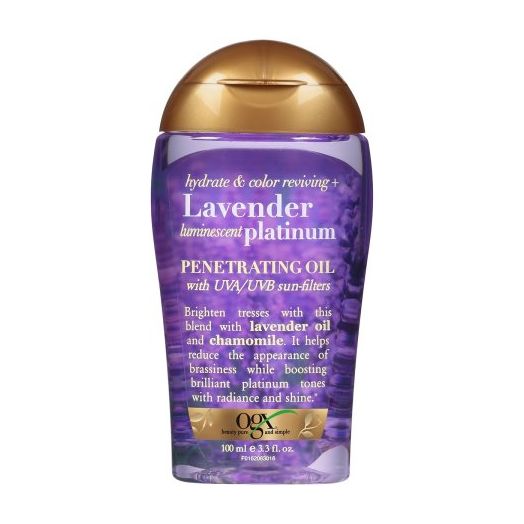 OGX Hydrate & Enhance Lavender Platinum Penetrating Oil, 3.3 Oz