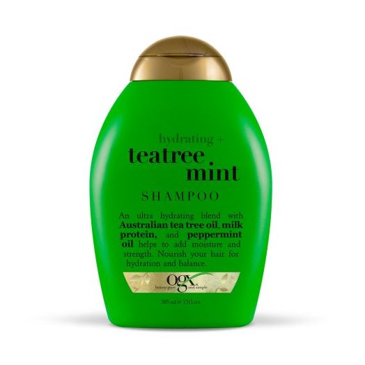 OGX Hydrating + TeaTree Mint Shampoo, 13 Fl OZ