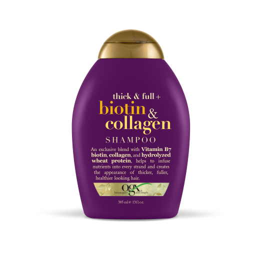OGX Thick & Full Biotin & Collagen Shampoo, 13 FL OZ