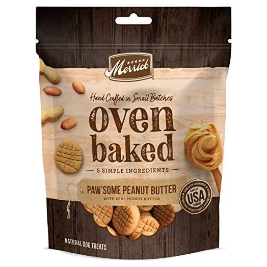 Merrick Oven Baked Natural Crunchy Dog Treats Crafted in The USA