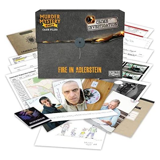 University Games Murder Mystery Party Case Files: Fire in Adlerstein