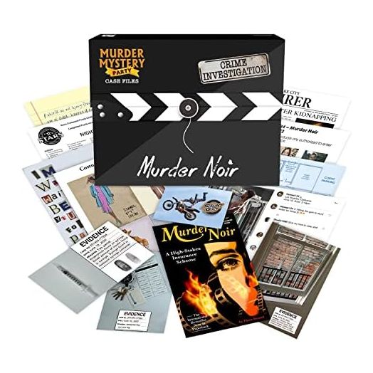 Murder Mystery Party Case Files: Murder Noir for 1 or More Players Ages 14 and Up