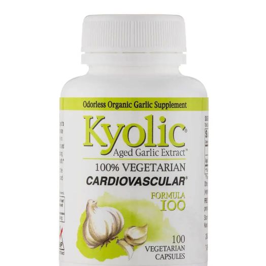 Kyolic Aged Garlic Extract - Formula 100 (Cardiovascular) - 100 Vegetarian Capsules