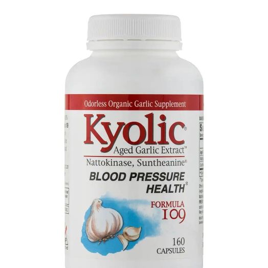 Kyolic Aged Garlic Extract - Formula 109 (Blood Pressure Health) - 160 Capsules