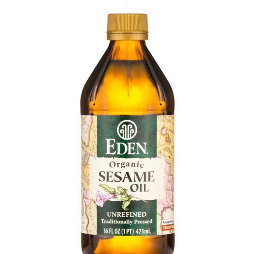 Eden Foods Sesame Oil, Unrefined, Organic - 16 fl. oz (473 ml)