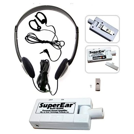 SuperEar Personal Sound Amplification Product Model SE5000 Increases Ambient Sound Gain 50dB