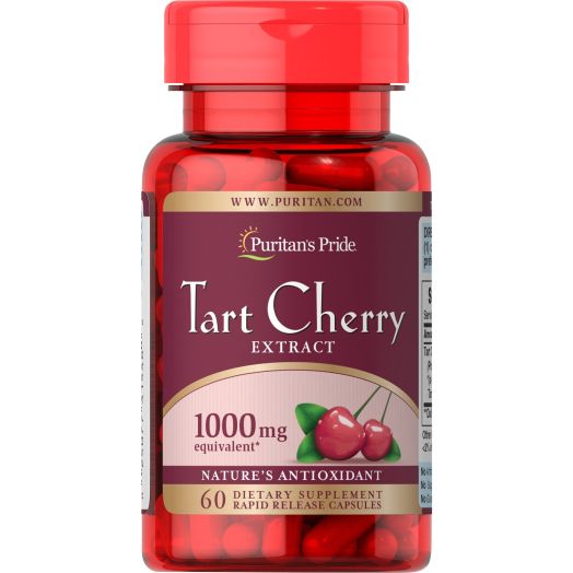 Puritan's Pride Tart Cherry Extract 1000 mg-60 Capsules