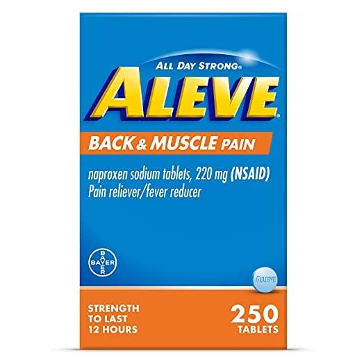 Aleve Back & Muscle Pain Relief Naproxen Sodium Tablets - 250 Count, 250 Count