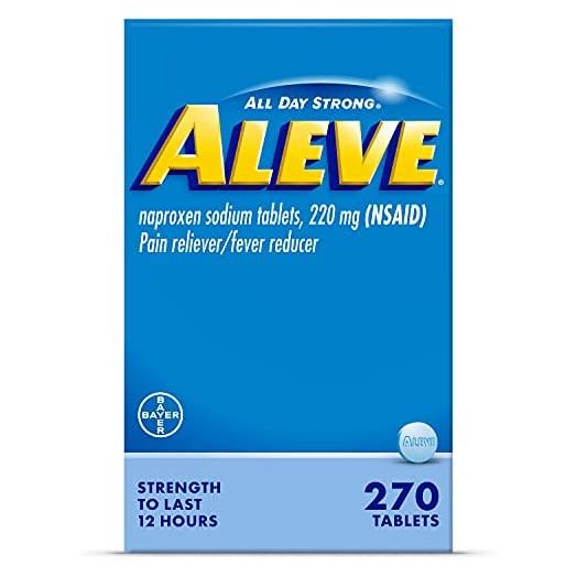 Aleve Pain Relief Naproxen Sodium Tablets, 270 Count