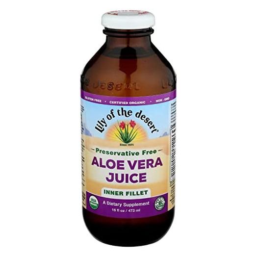 Lily Of The Desert Aloe Vera Juice Organic No Preservatives, 16 oz, Liquid