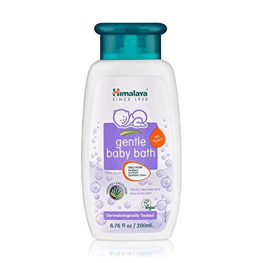 Himalaya Gentle Baby Bath, Gentle, Non-Irritating Cleanser for Nourishing Your Baby’s Skin, 6.76 oz