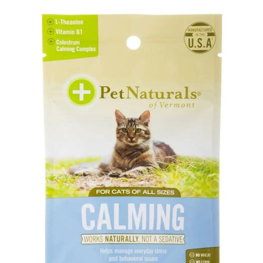 Pet Naturals of Vermont Calming Chews for All Cats - 30 Chews (1.59 oz / 45 Grams)