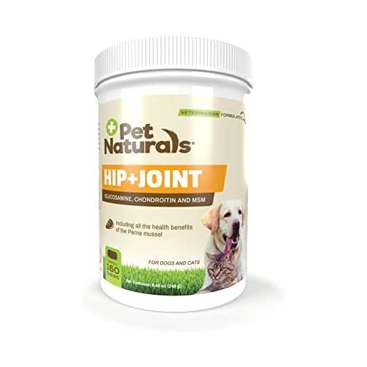 Pet Naturals - Hip + Joint for Dogs and Cats, 160 Bite-Sized Chews